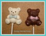 647 Teddy Bear with Bow Tie Chocolate or Hard Candy Lollipop Mold 647 Teddy Bear with Bow Tie Chocolate or Hard Candy Lollipop Mold